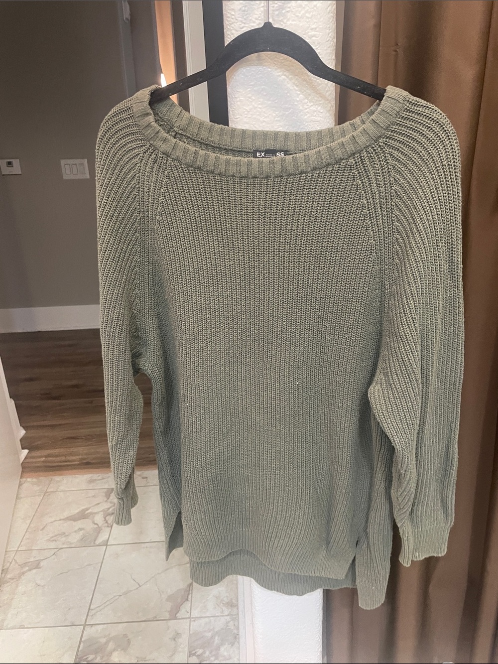 Express Olive Green Sweater